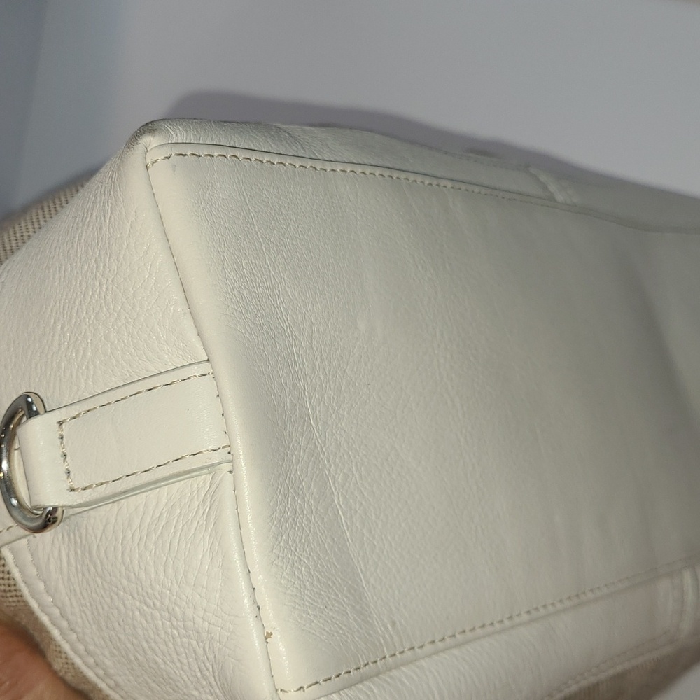 Brighton Sanibel Canvas & Leather Two Way Carry - Picture 8 of 11